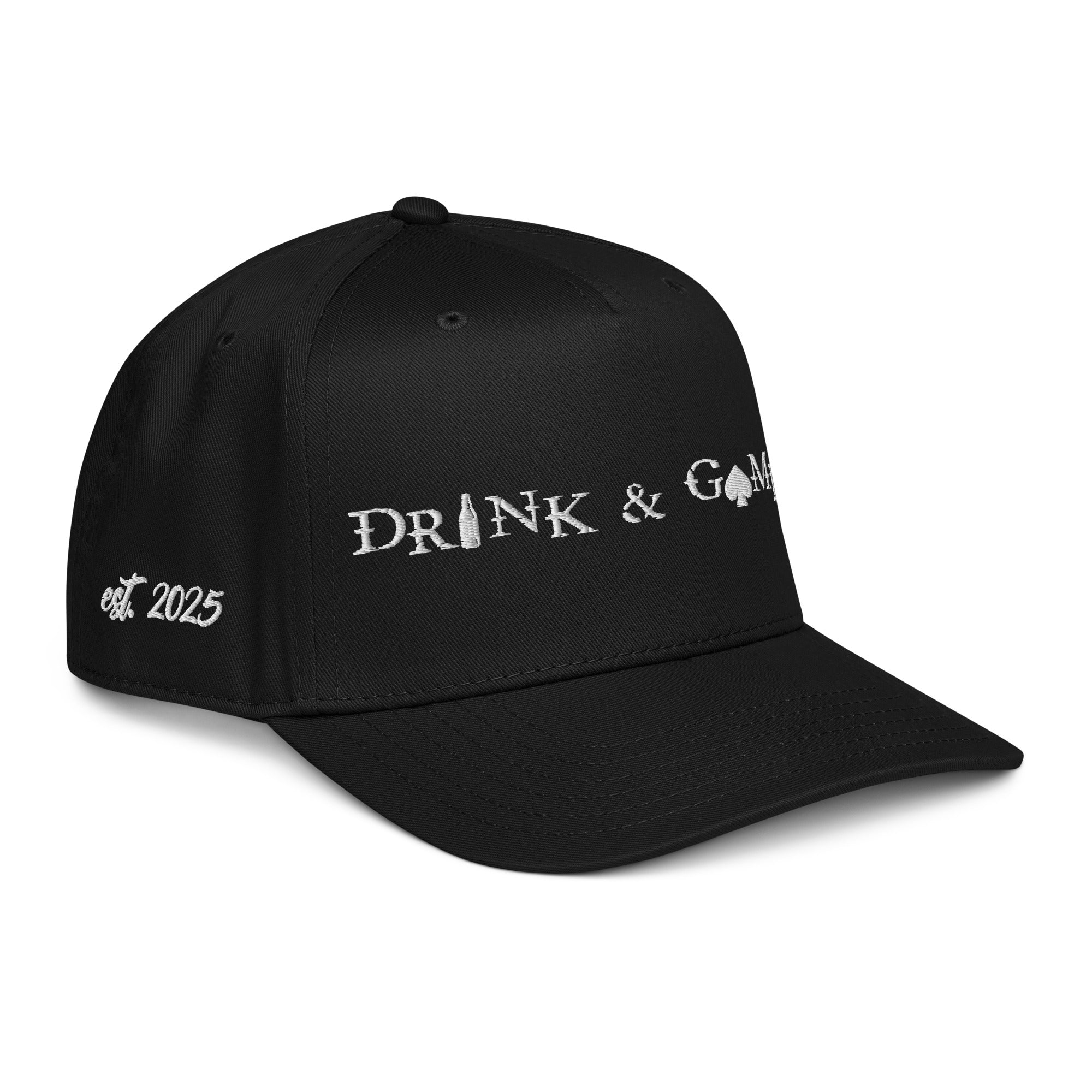 Drink & Gamble Black Classic Hat