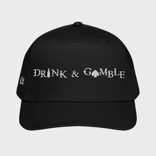 Drink & Gamble Black Classic Hat