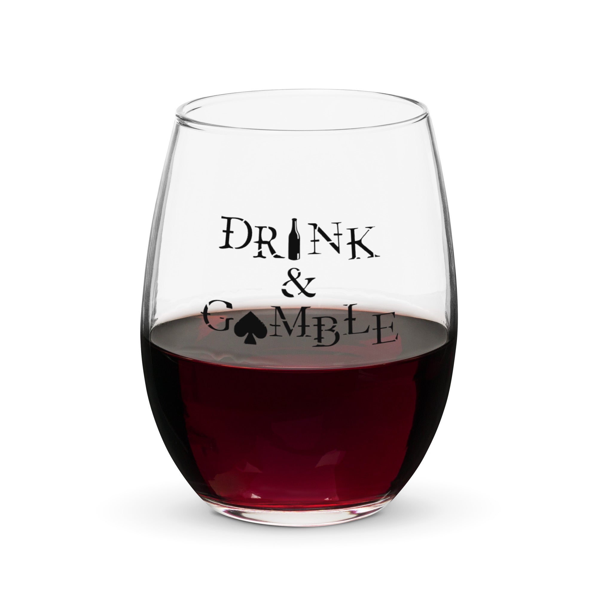 Drink & Gamble Wine Glass