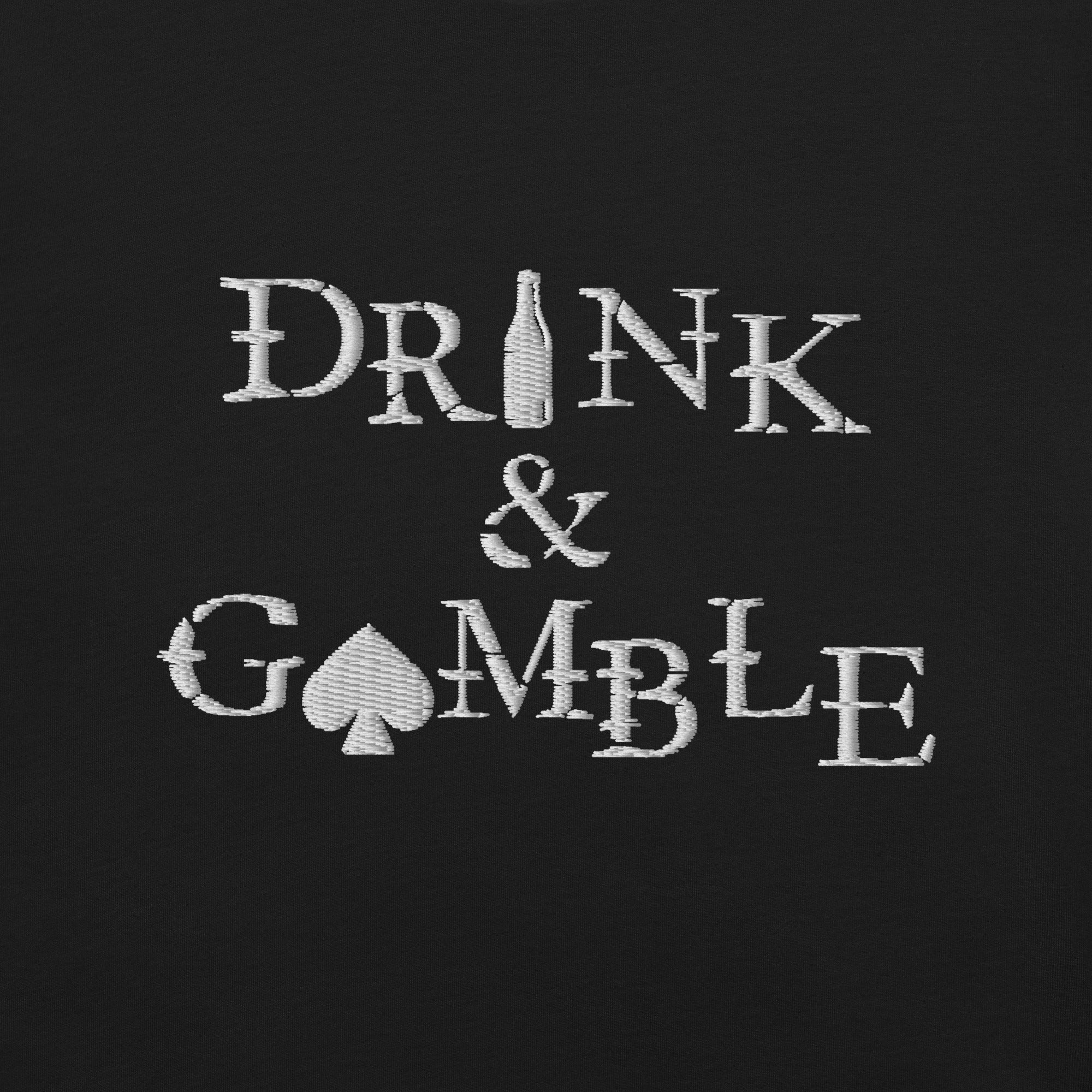 Drink & Gamble Black Classic T-Shirt